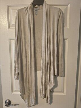 Cativa Studio Long Open Front Cardigan Size M